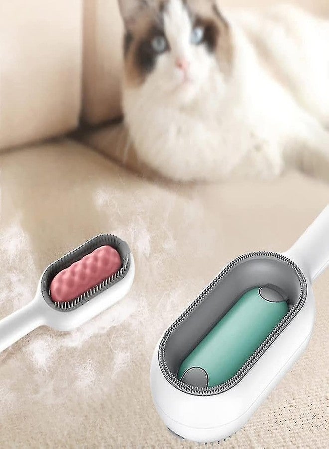 Prostuff.in® Self-Cleaning Pet Knots Remover, Pet Grooming Shedding Brush for Dogs and Cats Easy to Use, Pet Massaging Tool, 4-in-1 Universal Pet Hair Remover for Cat and Dog Grooming, (Multicolour) 1pcs - Image 2